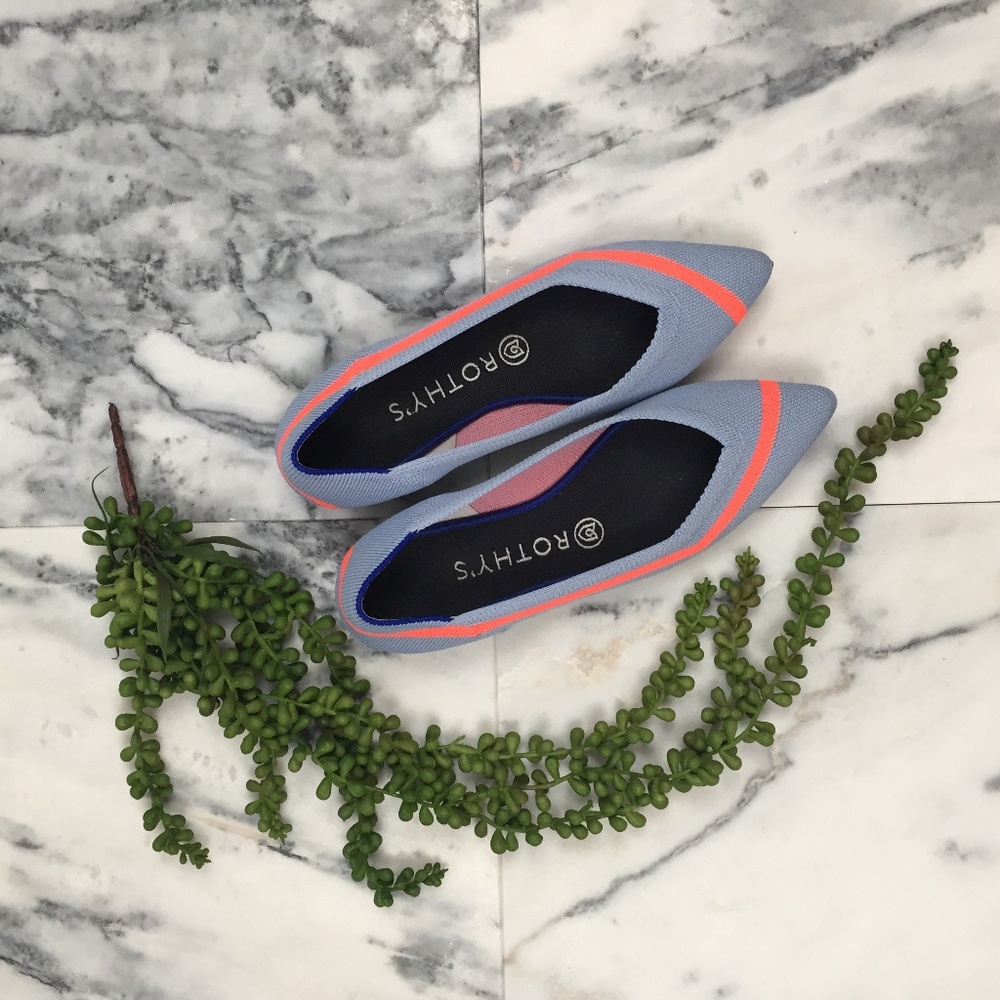 Rothy's shoes, pointed, limited edition, sz 8
